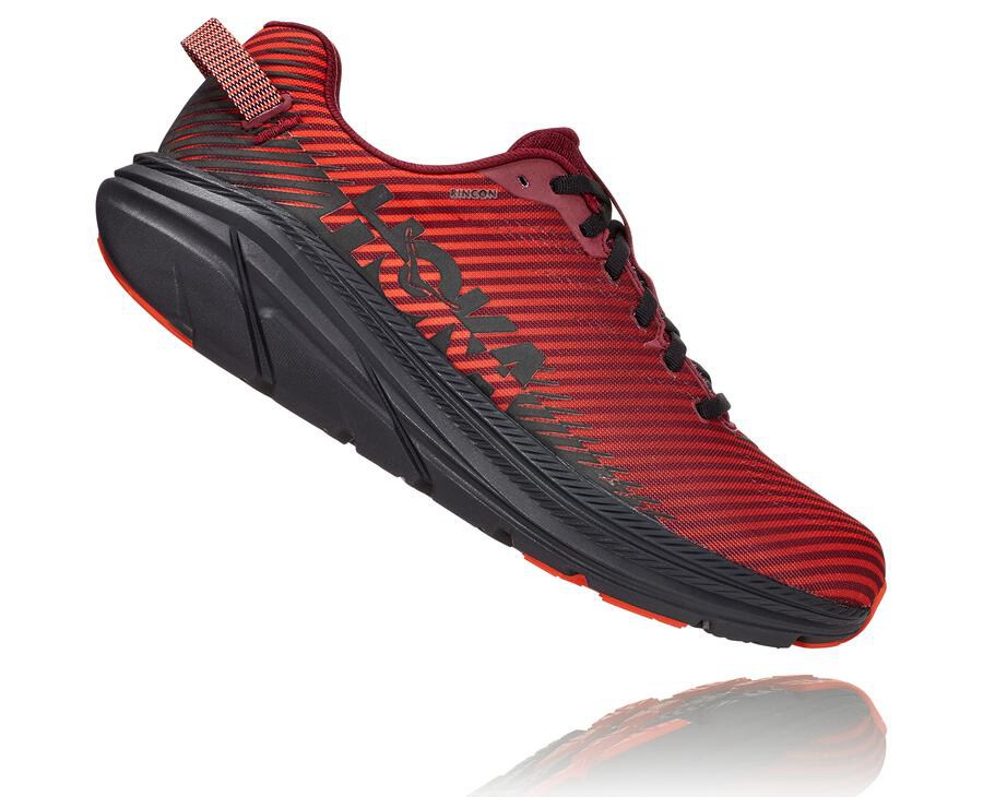 Hoka Australia One One Rincon 2 - Mens Running Shoes Red - OCQKD-6395